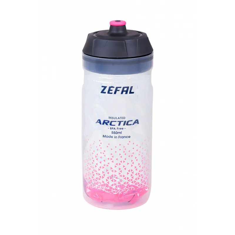 Ultima șansă Bidon ZEFAL Arctica 55 Grip-Cap 550ml - Silver/Light pink
