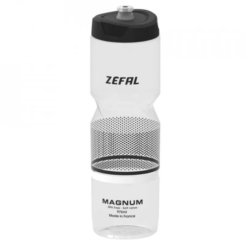 Vezi acum Bidon ZEFAL Magnum Soft-Cap 975ml- Transparent Black