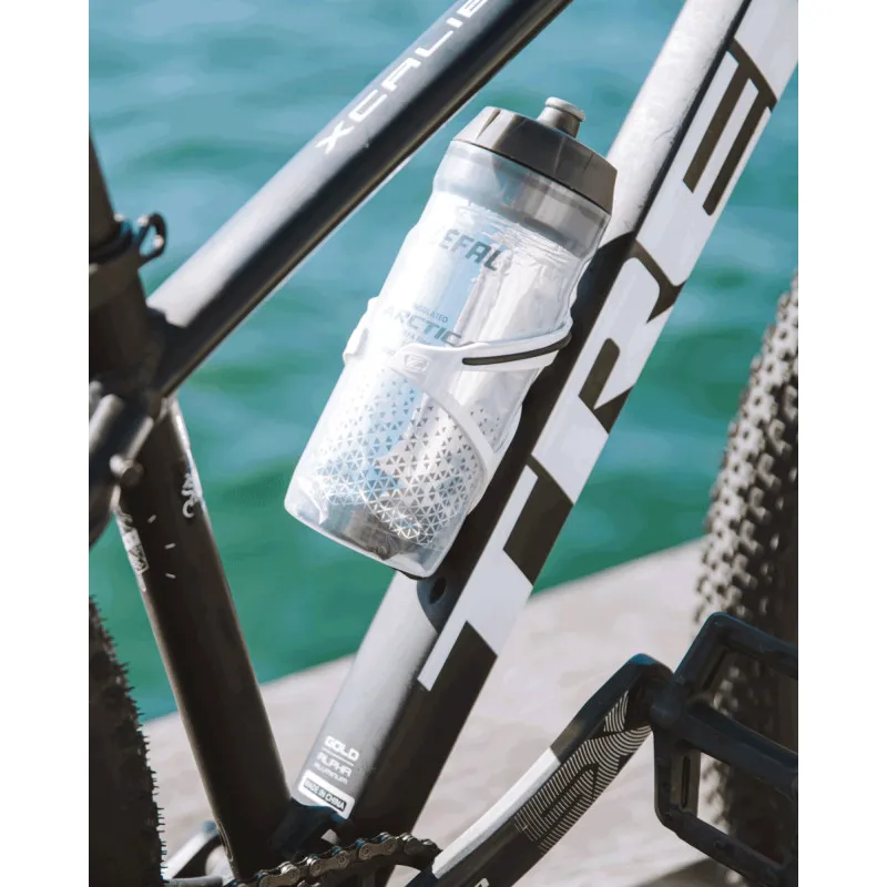 Premium Bidon ZEFAL Arctica 55 Grip-Cap 550ml - Silver/Black
