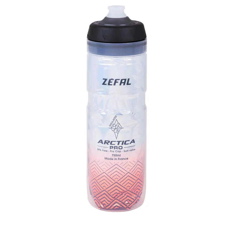 Cel mai bun preț Bidon ZEFAL Arctica Pro 75 Pro-Cap 750ml - Silver/Red
