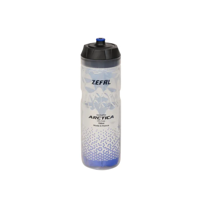 Bidon ZEFAL Arctica 75 Grip-Cap 750ml - Silver/Blue Cumpără acum