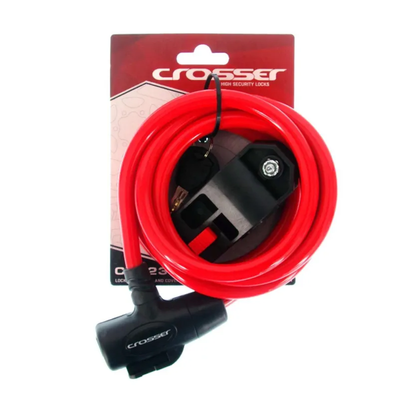 Livrare gratuită Antifurt Cablu CROSSER CL-823 10mm/180cm - Orange