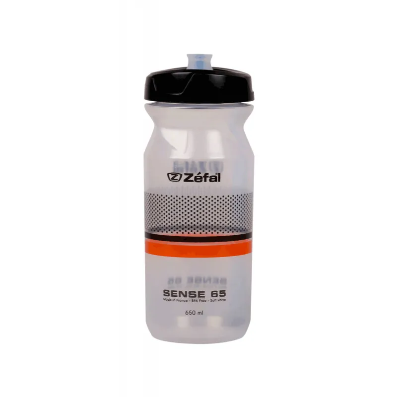 Bidon ZEFAL Sense M65 Soft-Cap 650 ml - Transparent Reduceri