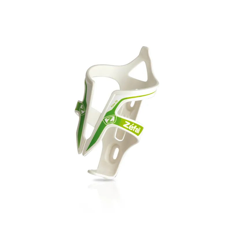 Suport bidon ZEFAL Pulse Fiber Glass - Alb/Verde Reducere