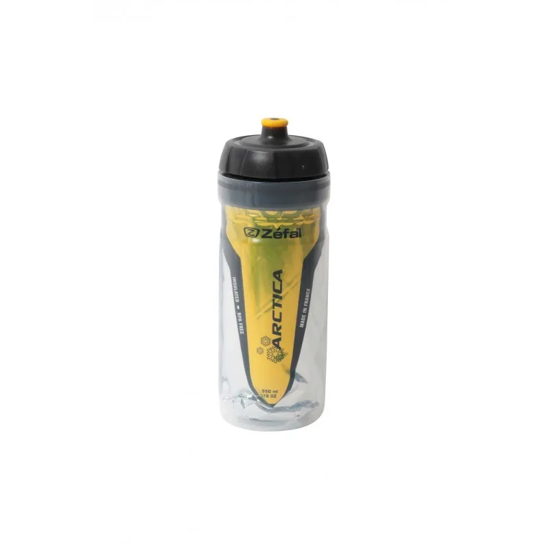 Retur ușor Bidon ZEFAL Arctica 55 Grip-Cap 550ml izolat termic - Yellow