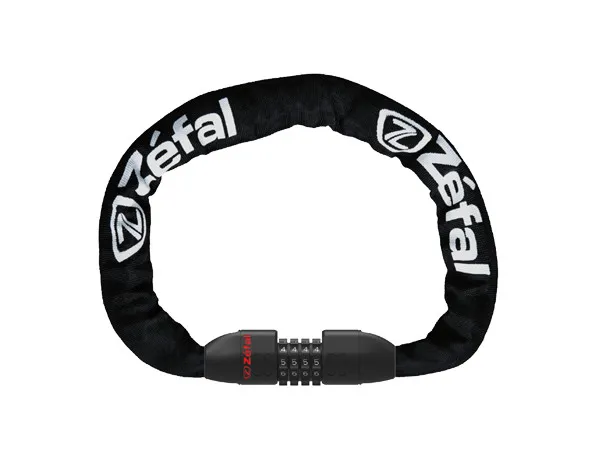 Plată sigură Antifurt Lant ZEFAL K-Traz M12 Cifru 8mm/80cm - Black