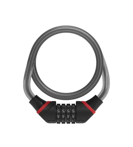 Reducere Antifurt Cablu ZEFAL K-Traz C8 Cifru 12mm/185cm - Grey/Black