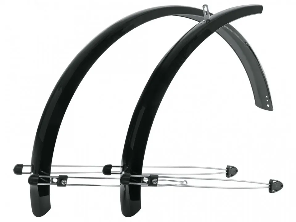 Aparatori bicicleta SKS Commuter ATB 60mm 26 - Black | Set Plată securizată
