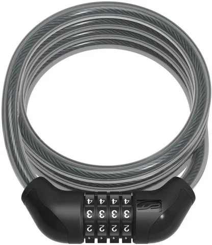 Antifurt Cablu CONTEC PowerLoc Cifru 12mm/185cm - Black Livrare expres