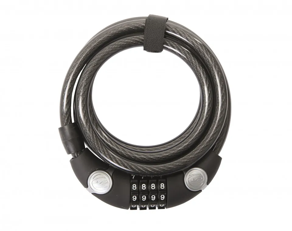 Antifurt Cablu CONTEC EcoLoc Cifru 12mm - Black Preț promoțional