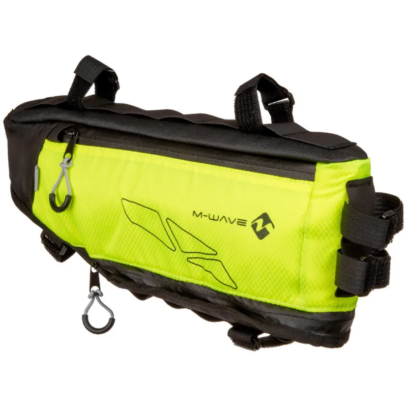 Borseta Cadru Impermeabila M-WAVE "BP TRIANGLE" Galben Neon/Negru Transport gratuit