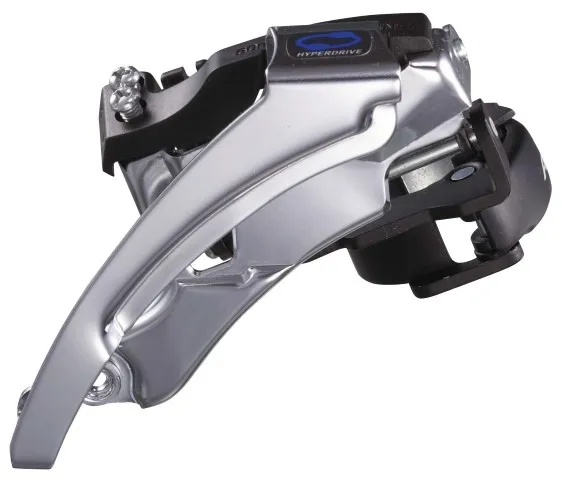 SCHIMBATOR FATA SHIMANO ALTUS FD-M310 TRIPLU PT. 7/8 VIT. PE SPATE TOP SWING TRAGERE DUBLA COLIER 34.9MM (INCL. ADAPTOR 31.8MM & 28.6MM) PT. 42/48T UNCHI CS 63-66 CL 47.5/50MM AMBALAT IND. Ofertă specială