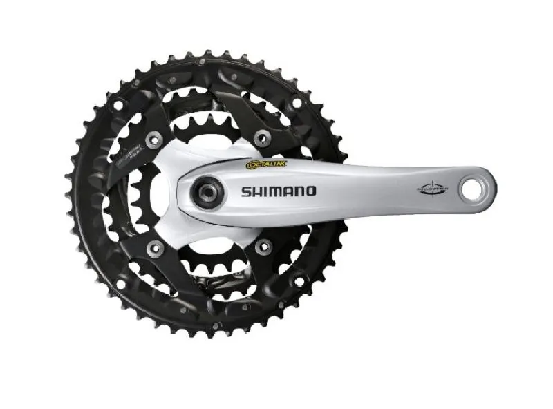 ANGRENAJ PEDALIER SHIMANO FC-T521-S 44X32X24T BRAT 175MM PT. 10 VIT. PE SPATE 2-PCS FC HOLLOWTECH OCTALINK CG COMPATIBIL CHAINCASE ARGINTIU AMBALAT IND. Ofertă exclusivă