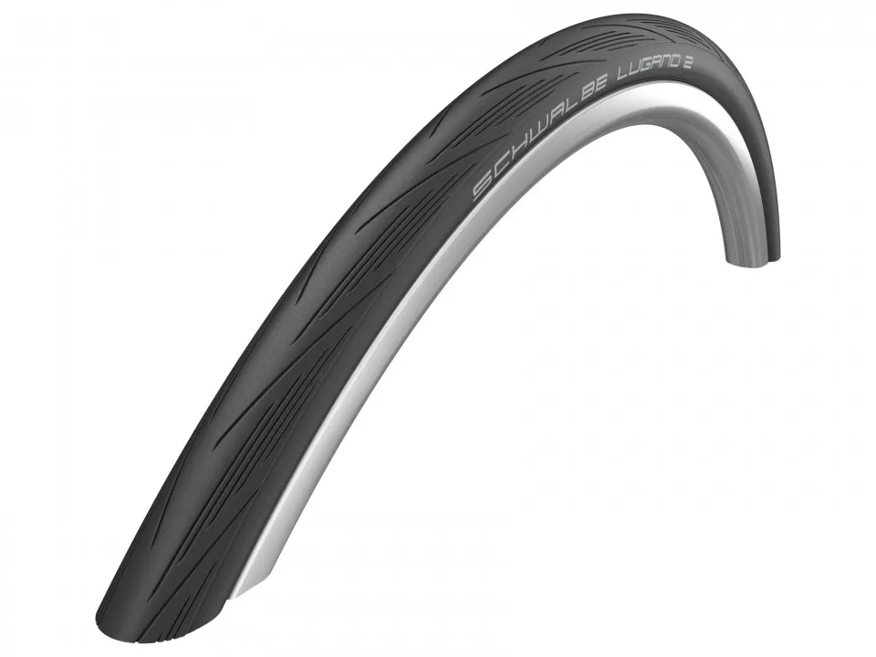 Calitate înaltă Cauciuc SCHWALBE LUGANO II 700x28C/28-622 B/B-SK HS471 Pliabil