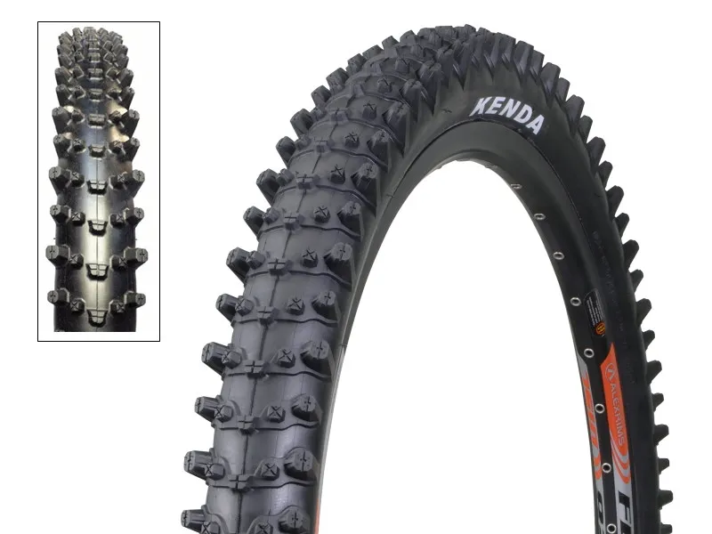 Calitate înaltă CAUCIUC KENDA 26X1.80 K1056 KING OF TRACTION DLR F/R KEVLAR BKS/BK/DSK 120TPI