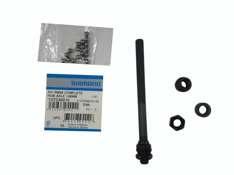 AX BUTUC SHIMANO FH-RM66 COMPLET 146MM 5-3/4" Reducere extra
