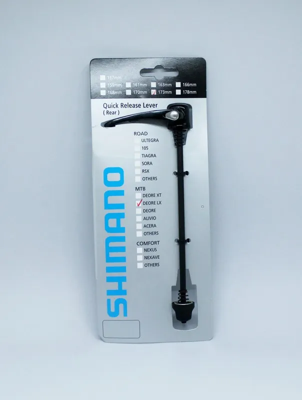 Vezi acum QUICK RELEASE SHIMANO FH-T670 COMPLET 173MM 6-13/16" NEGRU
