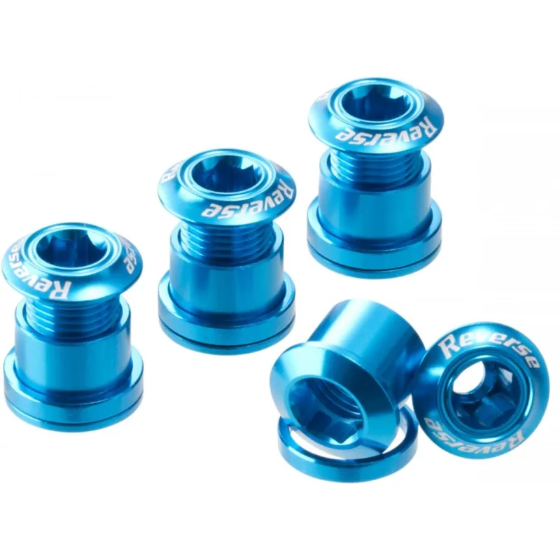 Set 4 suruburi angrenaj Reverse Chainring Bolt Albastru deschis Calitate înaltă