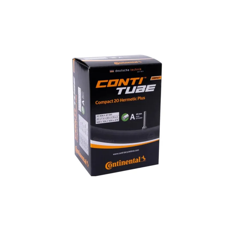 Transport gratuit Camera Continental Compact 20 Hermetic Plus, 32/47-507/544, 24x1 1/4-1.75x2, A40