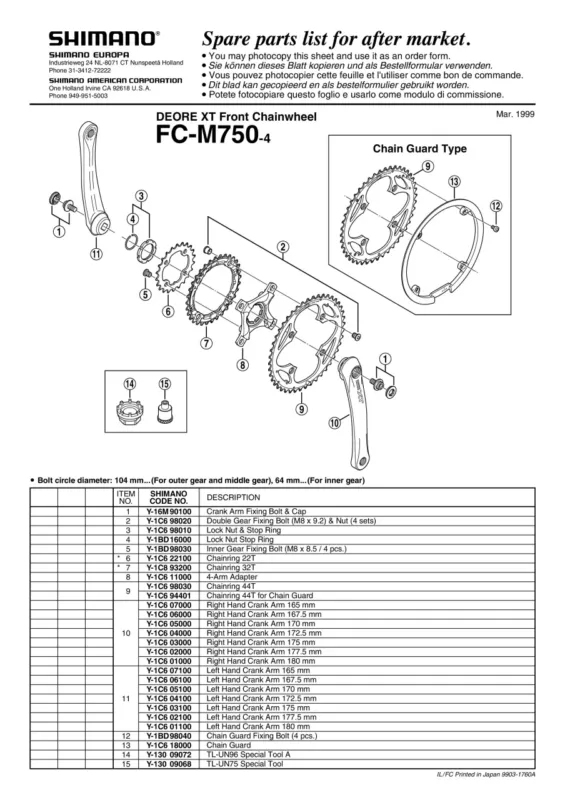SURUBURI DE FIXARE SHIMANO FC-M750-4 PRINDERE PENTRU DOUA FOI M8X9.2 & PIULITA 4 BUC. Transport gratuit