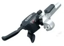 Transport gratuit MANETA SCHIMBATOR/FRANA SHIMANO DEORE ST-M535-S STANGA 3 VIT. HIDRAULICA CABLU DE SCHIMBATOR 1800MM 2 DEGETE OGD ARGINTIU VRAC