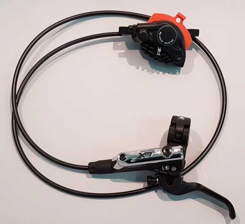 Bestseller FRANA PE DISC SET ASAMBLAT SHIMANO DEORE XT BL- M785-B-L(L) BR-M785L(F) POST MOUNT METALPAD(W/FIN) SMBH90SB 1000MM(BLACK) ADD OLIVE/CONNECTER INSERT BLACK AMBALAT IND.