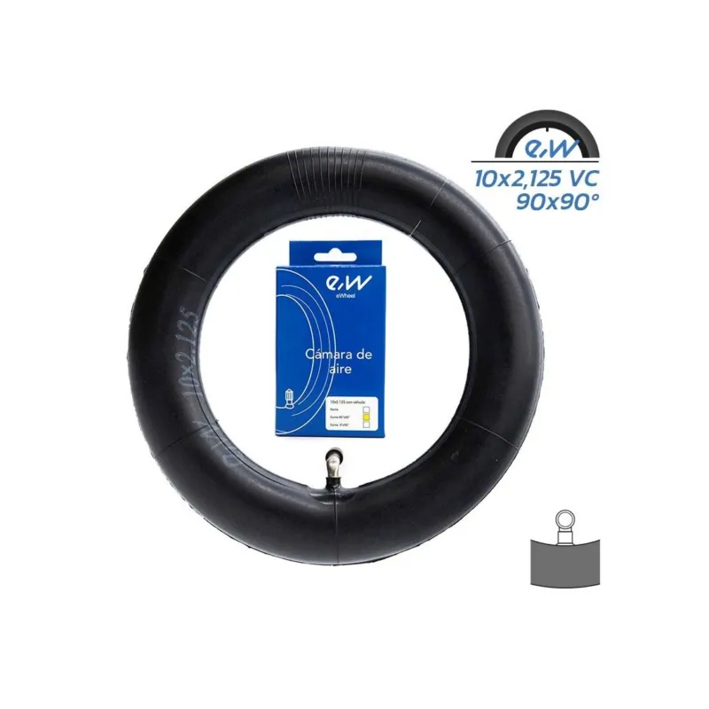 Ofertă exclusivă Camera trotineta electrica 10x2,125 (50-156) Valva curbata 90 grade