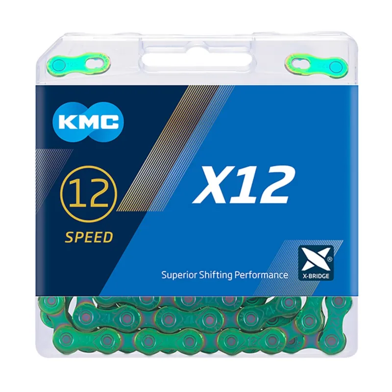 Nu rata Lant KMC X12 Aurora Green 12v 126 zale
