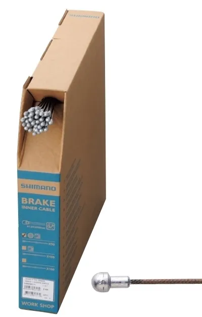 CABLU DE FRANA SHIMANO 1.6X2050MM STAINLESS MTB SUS CUTIE 100 BUC. Super ofertă