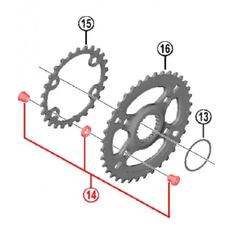 SURUBURI DE FIXARE FC-M8100(4 SETS) Bestseller