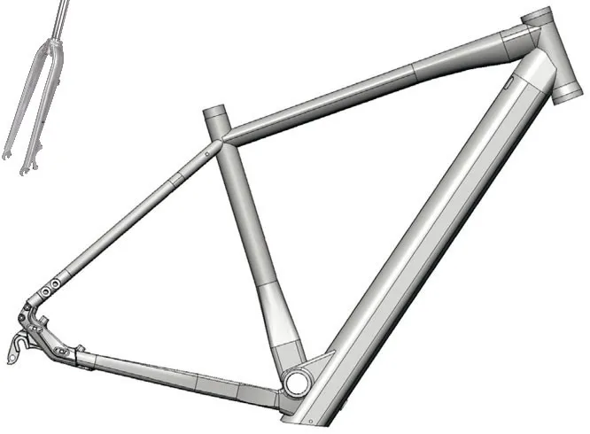 Reducere Kit E-Bike Urban-Gravel - CONCEPT H600 - 50 cm