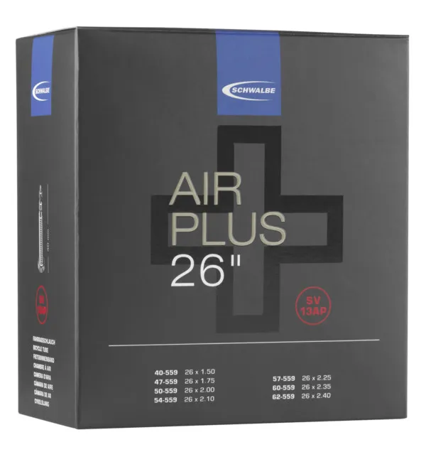 Camera SCHWALBE SV13AP Air Plus 26 (40/62-559) IB 40mm Cumpărături sigure