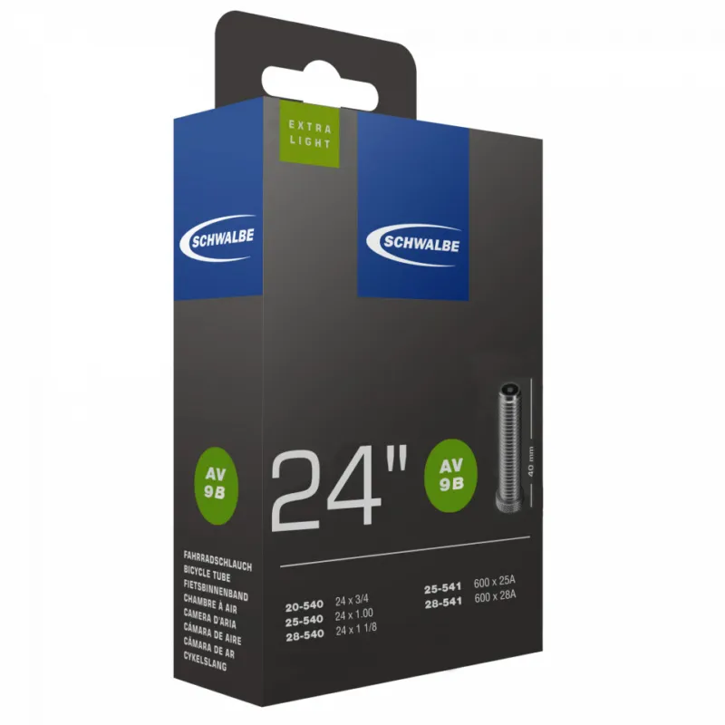Preț redus Camera SCHWALBE AV9B Extra Light 24 (20/28-540/541) OEM AGV 40mm
