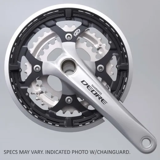 Vezi acum ANGRENAJ PEDALIER SHIMANO DEORE FC-M591-S 44X32X22T BRAT 175MM PT. 9 VIT. PE SPATE 2-PCS FC CU CG COMPATIBIL CHAINCASE INCL. SM-BB52 ARGINTIU AMBALAT IND.
