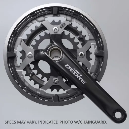 ANGRENAJ PEDALIER SHIMANO DEORE FC-M591-L 44X32X22T BRAT 175MM PT. 9 VIT. PE SPATE 2-PCS FC CU CG COMPATIBIL CHAINCASE INCL. SM-BB52 NEGRU AMBALAT IND. Popular