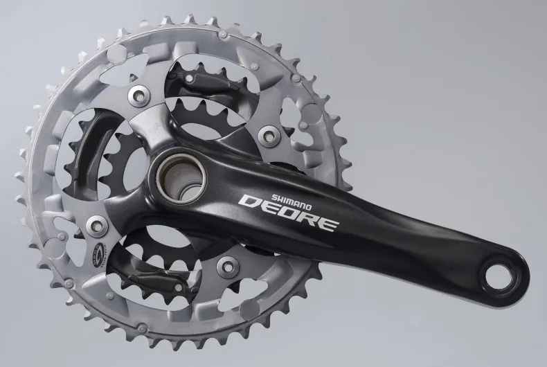 Super ofertă ANGRENAJ PEDALIER SHIMANO DEORE FC-M590-L 44X32X22T BRAT 175MM PT. 9 VIT. PE SPATE CONSTRUCTIE 2-PIECE CU CG INCOMPATIBIL CHAINCASE CU BUTUC PEDALIER NEGRU AMBALAT IND.