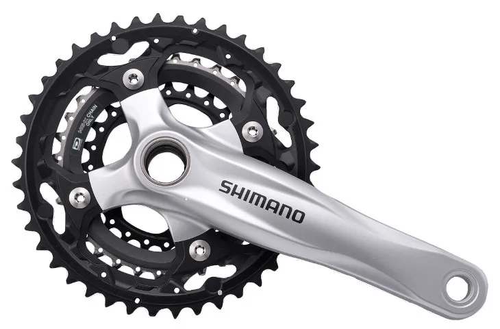 ANGRENAJ PEDALIER SHIMANO DEORE FC-M552-S 42X32X24T BRAT 170MM PT. 10 VIT. PE SPATE CONTRUCTIE 2-PIECE INCOMPATIBIL CHAINCASE INCL. BB PARTS CU CG ARGINTIU AMBALAT IND. Calitate înaltă