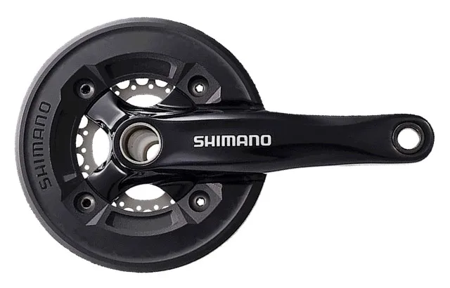 ANGRENAJ PEDALIER SHIMANO FC-M545 36X22T BRAT 175MM CU BASH GUARD INCOMPATIBIL CHAINCASE CU BB AMBALAT IND. Livrare expres