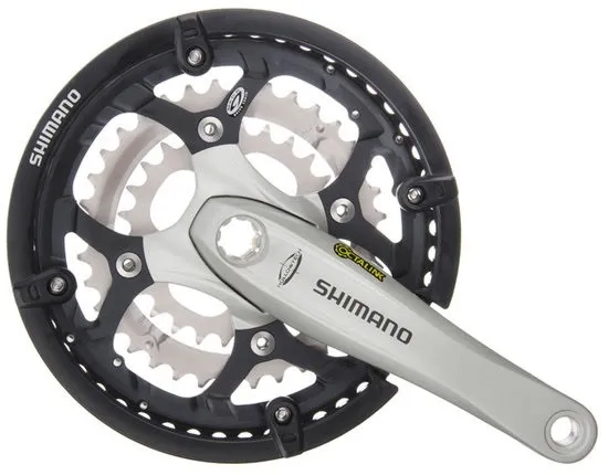 ANGRENAJ PEDALIER SHIMANO FC-M521-S 44X32X22T BRAT 170MM PT. 9 VIT. PE SPATE HOLLOWTECH OCTALINK CU CG COMPATIBIL CHAINCASE ARGINTIU AMBALAT IND. Reducere extra