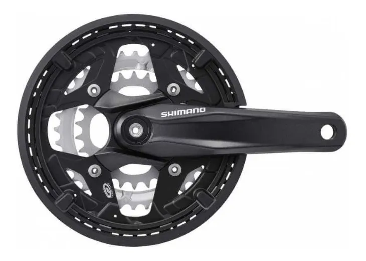 ANGRENAJ PEDALIER SHIMANO ALIVIO FC-M430-L 44X32X22T BRAT 175MM PT. 9 VIT. PE SPATE OCTALINK CU CG INCOMPATIBIL CHAINCASE CU SURUBURI LOGO SHIMANO NEGRU AMBALAT IND. Retur ușor