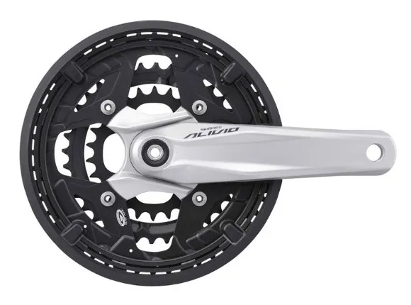 ANGRENAJ PEDALIER SHIMANO ALIVIO FC-M430-L 44X32X22T BRAT 175MM PT. 9 VIT. PE SPATE OCTALINK CU CG INCOMPATIBIL CHAINCASE CU SURUBURI ARGINTIU AMBALAT IND. Transport gratuit