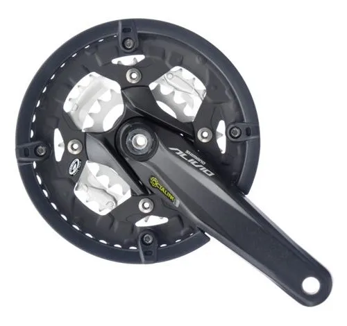 ANGRENAJ PEDALIER SHIMANO ALIVIO FC-M430-L 44X32X22T BRAT 175MM PT. 9 VIT. PE SPATE OCTALINK CU CG INCOMPATIBIL CHAINCASE CU SURUBURI NEGRU AMBALAT IND. Cel mai bun preț