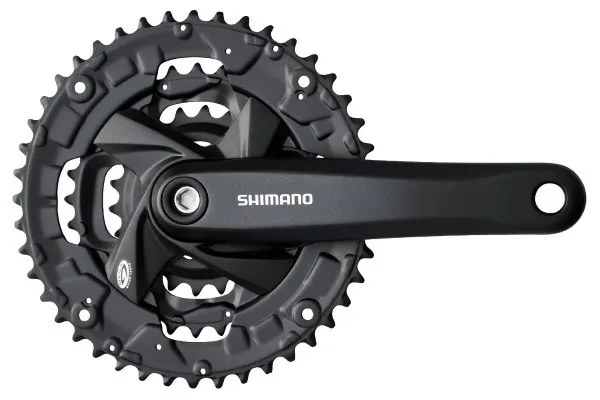 ANGRENAJ PEDALIER SHIMANO ACERA FC-M371-L 48X36X26T BRAT 175MM PT. 9 VIT. PE SPATE FARA CG COMPATIBIL CHAINCASE INCL. SURUBURI SHIMANO LOGO NEGRU AMBALAT IND. Bestseller