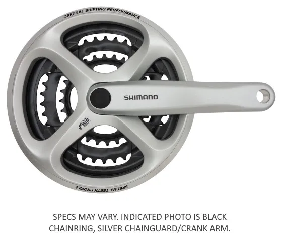 ANGRENAJ PEDALIER SHIMANO FC-M171-A 48X38X28T ARGINTIU BRAT 170MM ARGINTIU PT. 6/7/8 VIT. PE SPATE CU CG ARGINTIU FARA SURUBURI COMPATIBIL CHAINCASE AMBALAT IND. Reduceri