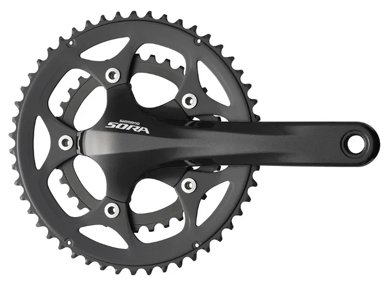 ANGRENAJ PEDALIER SHIMANO SORA FC-3550 50X34T BRAT 175MM PT. 9 VIT. PE SPATE 2-PCS FC CG FARA BUTUC PEDALIER AMBALAT IND. Calitate înaltă
