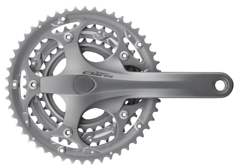 ANGRENAJ PEDALIER SHIMANO CLARIS FC-2403 50X39X30T BRAT 175MM PT. 8 VIT. PE SPATE OCTALINK FARA CG ARGINTIU AMBALAT IND. Ofertă