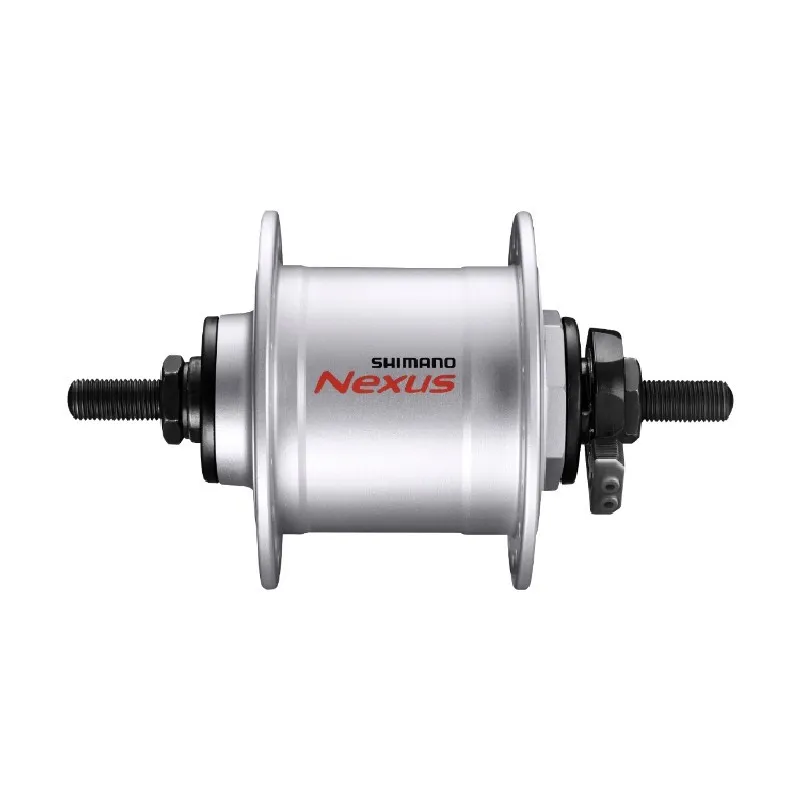 BUTUC CU DINAM SHIMANO NEXUS DH-C3000-1N 6V/1.5W 36H 100X140MM NT TYPE E2 TERMINAL PT. 18-28 INCH ARGINTIU AMBALAT IND. Reducere