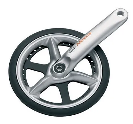 ANGRENAJ PEDALIER SHIMANO NEXUS FC-NX80 46T BRAT 170MM INCL. SURUBURI CU CG VRAC Disponibil imediat