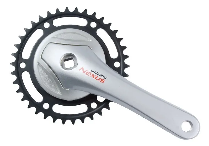 ANGRENAJ PEDALIER SHIMANO NEXUS FC-NX75 38T BRAT 170MM PT. 1 VIT. PE SPATE VRAC Retur ușor