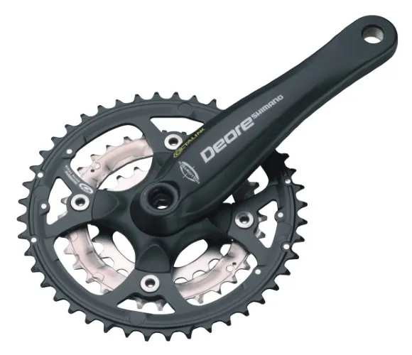 ANGRENAJ PEDALIER SHIMANO DEORE FC-M540 44A/32S/22S BRAT 170MM PT. 9 VIT. PE SPATE OCTALINK & HOLLOWTECH COMPATIBIL CHAINCASE FARA CG NEGRU VRAC Mai ieftin